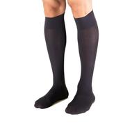 SEGRETA 00259 (Antracite, L) Calza Compressione Graduata Uomo Donna, Calzino Riposante Unisex, Gambaletto con Soletta con Effetto Antimicrobico, Antistatico e Termoregolante, 11-14 mmHg