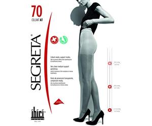 SEGRETA Collant 70 den compressione graduata media- 1 Pezzo