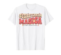 Segretaria Magica Idea Originale Per Donna Di Studio Ufficio Maglietta