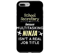 Segretario scolastico perché multitasking Ninja Education Custodia per iPhone 7 Plus/8 Plus