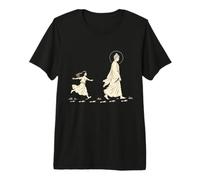 Seguendo Le Orme del Buddha Viaggio Spirituale Maglietta Premium