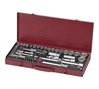 Segugio della gesenk battuto Set di chiavi a bussola numero 3920, 1/4 Plus 1/2 pollici quadrato con cricchetto reversibile, 56 pezzi, 1 pezzo, 69291593
