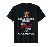 Segugio Francese Anglo Il Cane Ufficiale di Cool People Maglietta