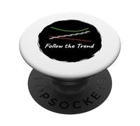 Segui ADX Trend Analisi tecnica Trader Umorismo PopSockets PopGrip Adesivo
