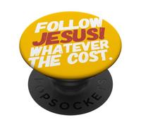 Segui Gesù qualunque sia il costo Matteo 19 PopSockets PopGrip Adesivo