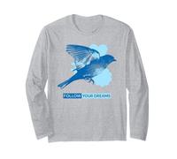 Segui i Tuoi Sogni (Bird Graphic) Maglia a Manica