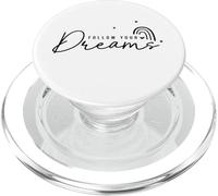 Segui i tuoi sogni citazione motivazionale Rainbow Stars PopSockets PopGrip per MagSafe