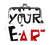 Segui il tuo cuore Modello di lettera Portamonete Portamonete Portamonete Portamonete Regali per donna Bambini Portachiavi