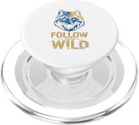 Segui il tuo lupo natura natura natura PopSockets PopGrip per MagSafe
