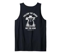 Segui la Parola Non la mandria Bibbia Cristiana Versetto Mucca Canotta