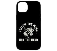Segui la parola non mandria Highland Cow Spirit Custodia per iPhone 14 Plus