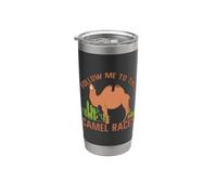 Seguimi al Camel Races Camel Bicchiere termico in acciaio inox doppia parete