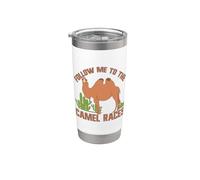 Seguimi al Camel Races Camel Bicchiere termico in acciaio inox doppia parete