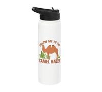 Seguimi al Camel Races Camel Stainless Steel Insulated Water Bottle