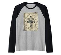 Seguimi e Ti farò Pescatori di Uomini Maglia con Maniche Raglan