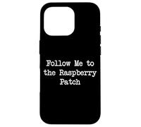 Seguimi fino al Raspberry Patch Funny Raspberries Custodia per iPhone 16 Pro