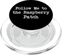 Seguimi fino al Raspberry Patch Funny Raspberries PopSockets PopGrip per MagSafe