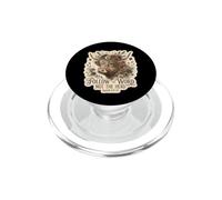 Seguire la parola Bibbia cristiana Verso Highland mucca floreale PopSockets PopGrip per MagSafe