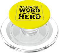 Seguire la parola non la mandria cristiana occidentale grafica PopSockets PopGrip per MagSafe