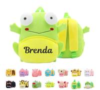 Seguire Zaini Personalizzati per Bambini,Zainetto Bambino Personalizzato con Nome Ricamato,Zaino Unisex per Ragazze e Ragazzi,Regalo per l'ingresso a Scuola, 15 Stili di Sacchi Scuola per Animali#7