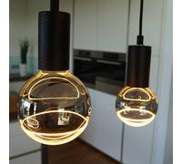 SEGULA Lampada a sospensione Alix Wave, E27, sospensione 100 cm Segula