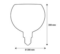 SEGULA LED Floating Filo sabbia G300 E27 6W 2.200 K dimmerabile Segula