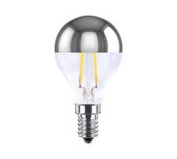 Segula Vintage lampada LED con testa specchiata D45 E14, 2700 K, 2,5 W, 55370, D45 Vintage []