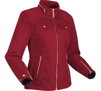 Segura Bahia Giacca tessile moto da donna, rosso, Taglia 46