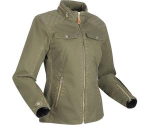 Segura Bahia Giacca tessile moto da donna, verde-marrone, taglia 48 per donne