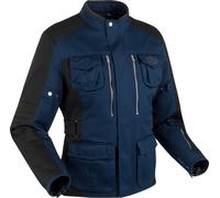 Segura Bora Giacca tessile moto, nero-blu, taglia 2XL per maschi