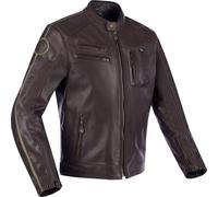 Segura Devon, giacca di pelle 3XL male Marrone Scuro/Verde Scuro