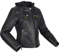 Segura Dorian 2 Giacca in pelle da moto da donna, nero, Taglia 36