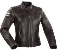 Segura Funky Giacca donna moto in pelle, marrone, Taglia 48