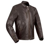 Segura Laxey Giacca moto in pelle, marrone, taglia M