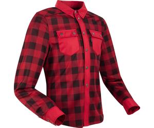 Segura Jovan Camicia da moto, rosso/nero, Taglia S