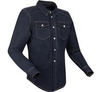 Segura Luthor Denim Giacca tessile da moto, blu, taglia 3XL per maschi