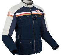 Segura Mojo Giacca tessile moto, grigio-blu, taglia L per maschi