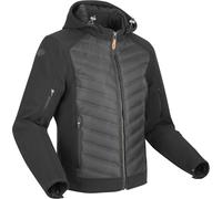 Segura Natcho 2 Giacca tessile da moto, nero-grigio, taglia 3XL per maschi