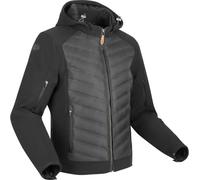 Segura Natcho 2 Giacca tessile da moto, nero-grigio, taglia 2XL per maschi