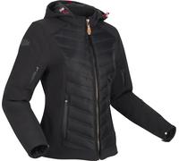 Segura Natcho 2 Giacca tessile moto da donna, nero/rosso, Taglia 46
