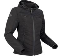 Segura Natcho Vented Softshell Mesh Giacca tessile moto da donna, nero-grigio, taglia 36 per donne