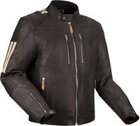 Segura Orion, giacca di pelle impermeabile L male Marrone Scuro/Beige