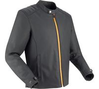 Segura Phil Giacca di pelle da moto, nero-giallo, taglia M