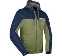 Segura Presto impermeabile Moto Tessile Giacca, blu-beige, taglia M per maschi