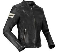 Segura Romeo, giacca di pelle impermeabile donna T1 male Nero/Bianco
