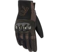 Segura Russell Guanti da moto da donna, nero-marrone, taglia S per donne