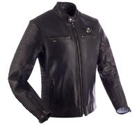 Segura Riverton, giacca in pelle S male Nero/Grigio