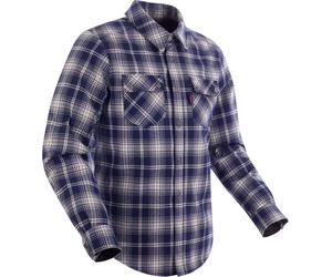 Segura Sierra Camicia moto, bianco-blu, taglia 2XL per maschi