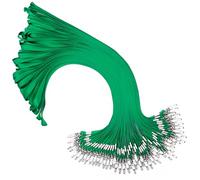Segus Cordino da Collo, 50 Pezzi Laccio Portachiavi, Cordini Porta Badge da Collo, Lanyard con Gancio Girevole, per Impresa, Scuole, Ospedali (Erba Verde)