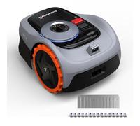 Segway Navimow i105E - Kit con Gruppo Lama Plus, Robot Tagliaerba Senza Filo Perimetrale, RTK+Vision con Pianificazione Percorso, Auto-Mappatura, Evita Ostacoli Automaticamente